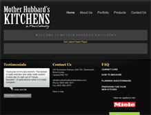 Tablet Screenshot of motherhubbardskitchens.com